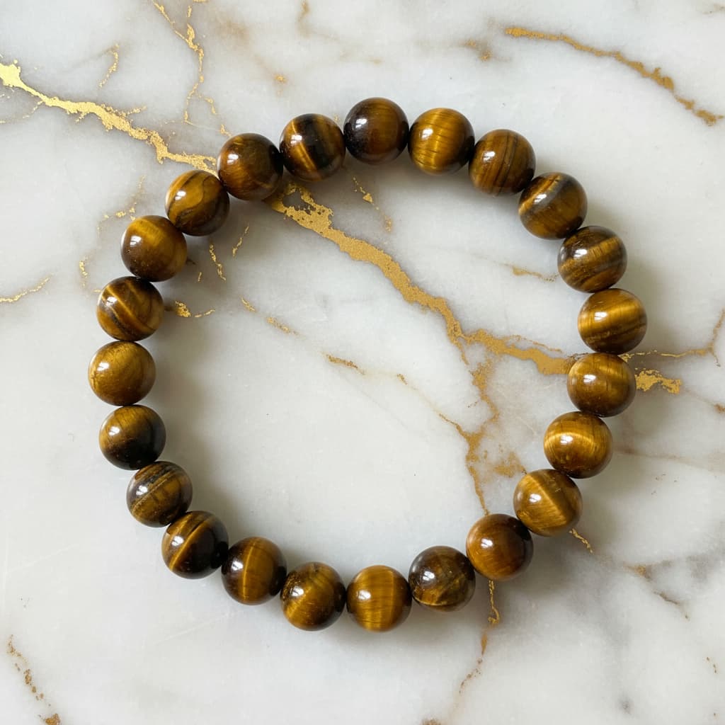 Tigerauge Kugelarmband – für Mut und Ausdauer CrystalScents