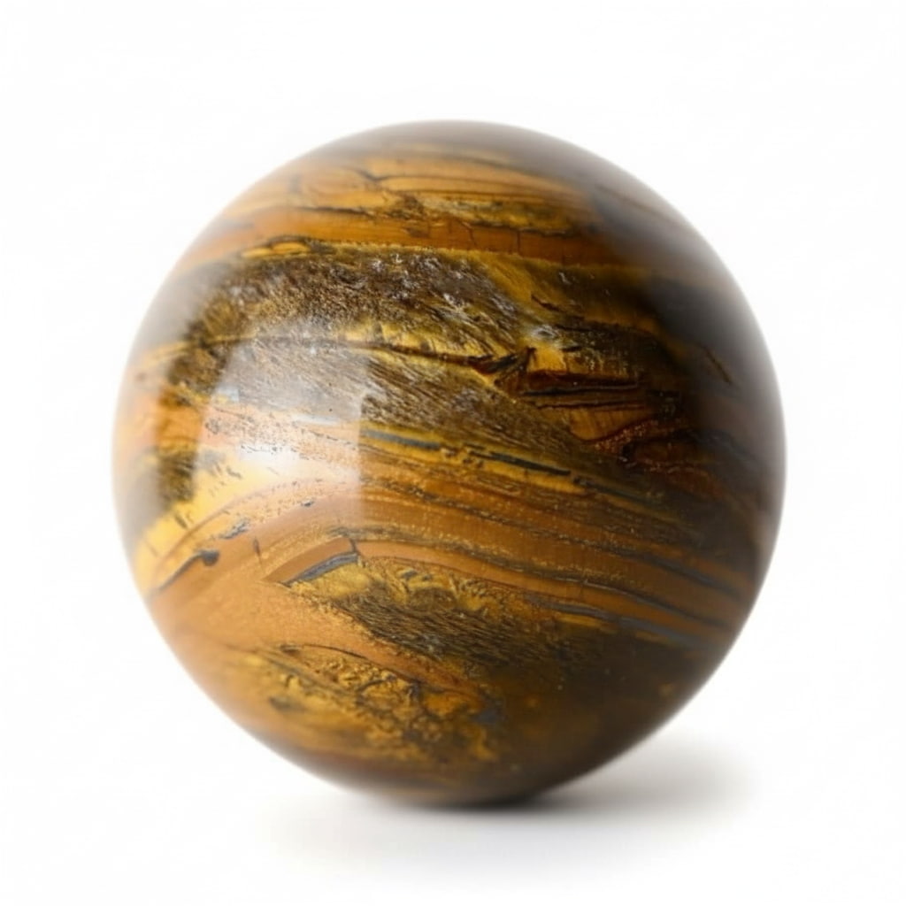 Tigerauge Kugel – Warm schimmerndes Naturjuwel CrystalScents