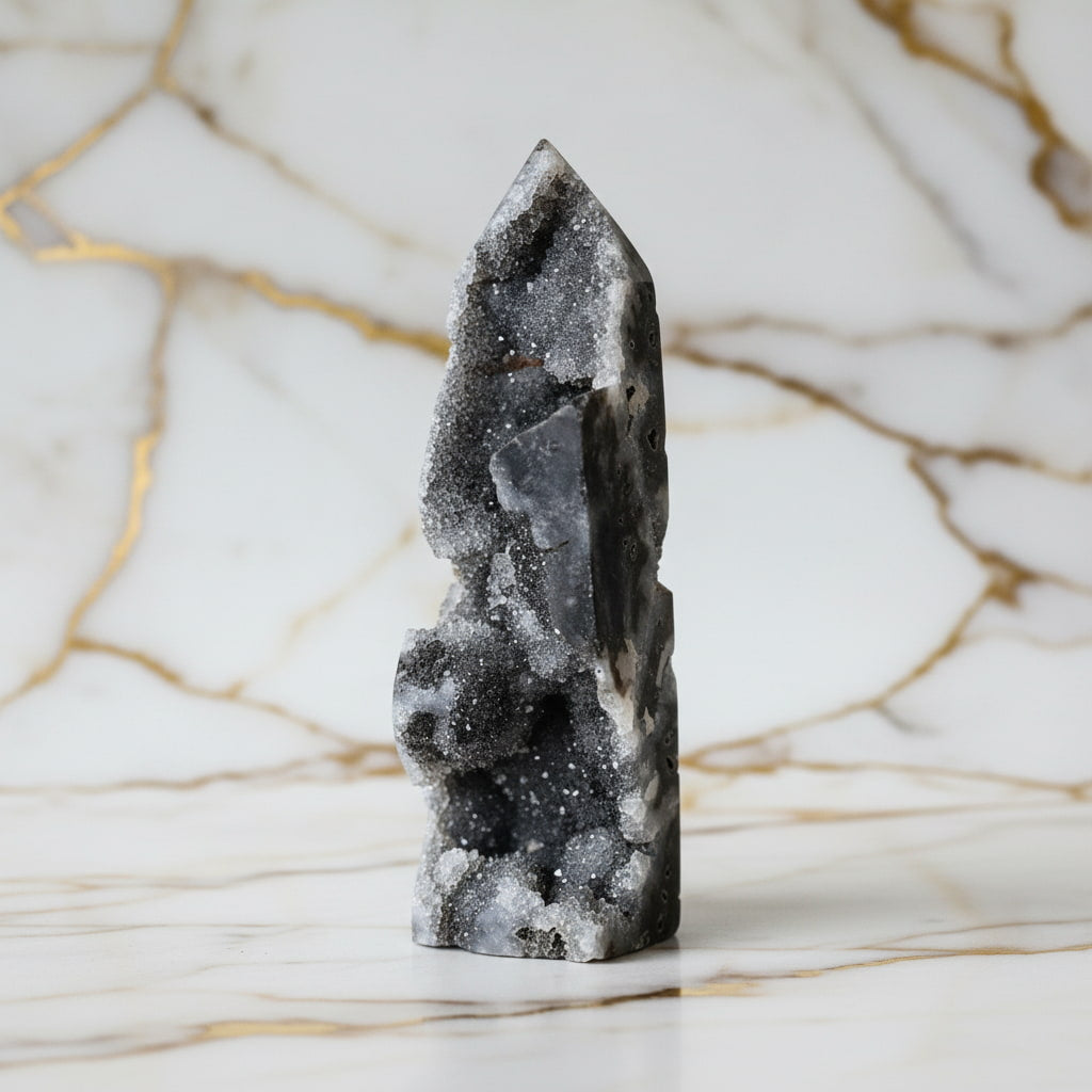 Sphalerit Obelisk – Zentrierung & Balance CrystalScents
