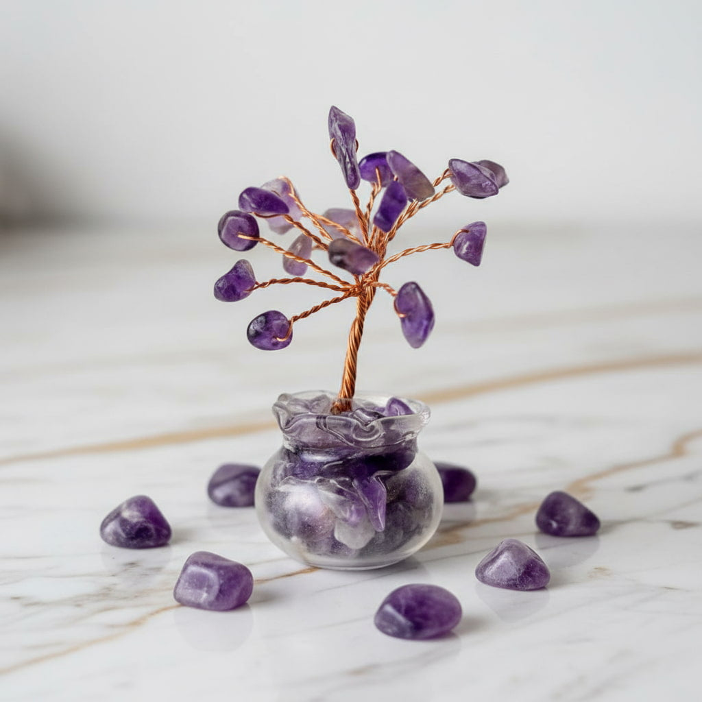 Mini Amethyst Baum – Harmonie & Balance CrystalScents