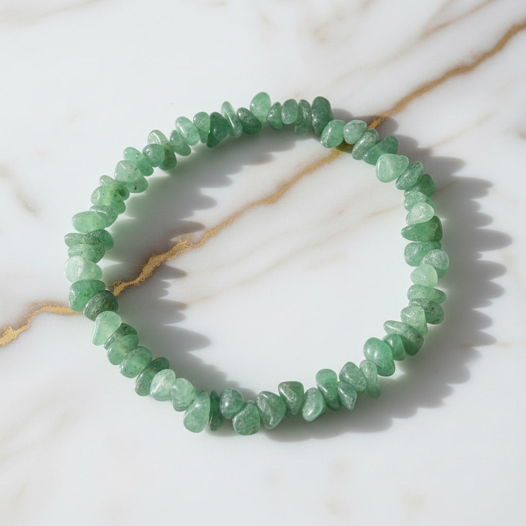Aventurin Splitterarmband – Optimismus & positive Energie CrystalScents