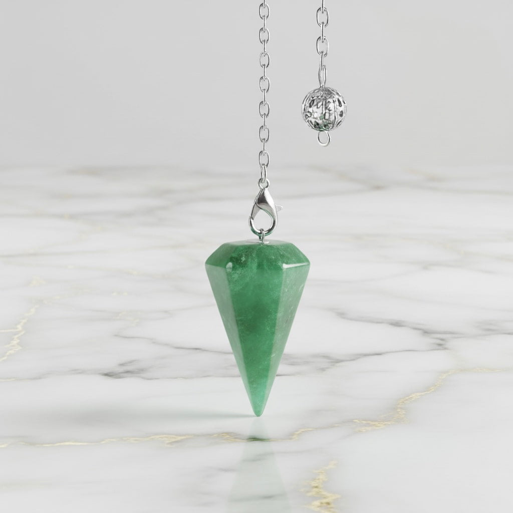 Aventurin Pendel – Fokus & Harmonie CrystalScents
