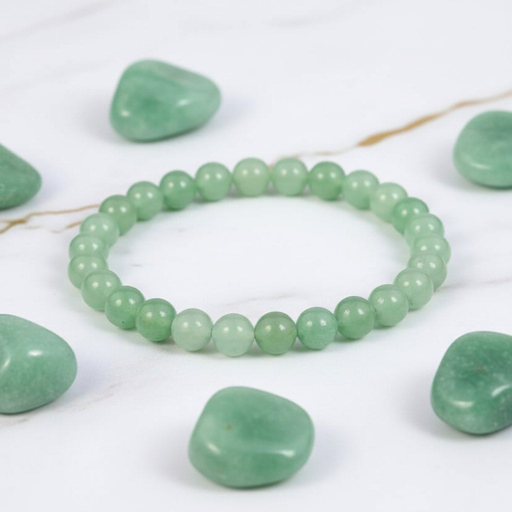 Aventurin Kugelarmband - Sanftes Glück CrystalScents