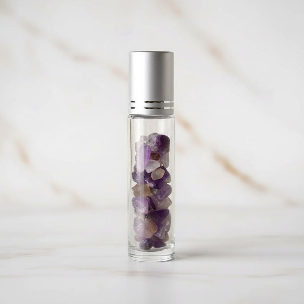 Amethyst Ölroller – Kristall für Achtsamkeit & Wohlbefinden CrystalScents