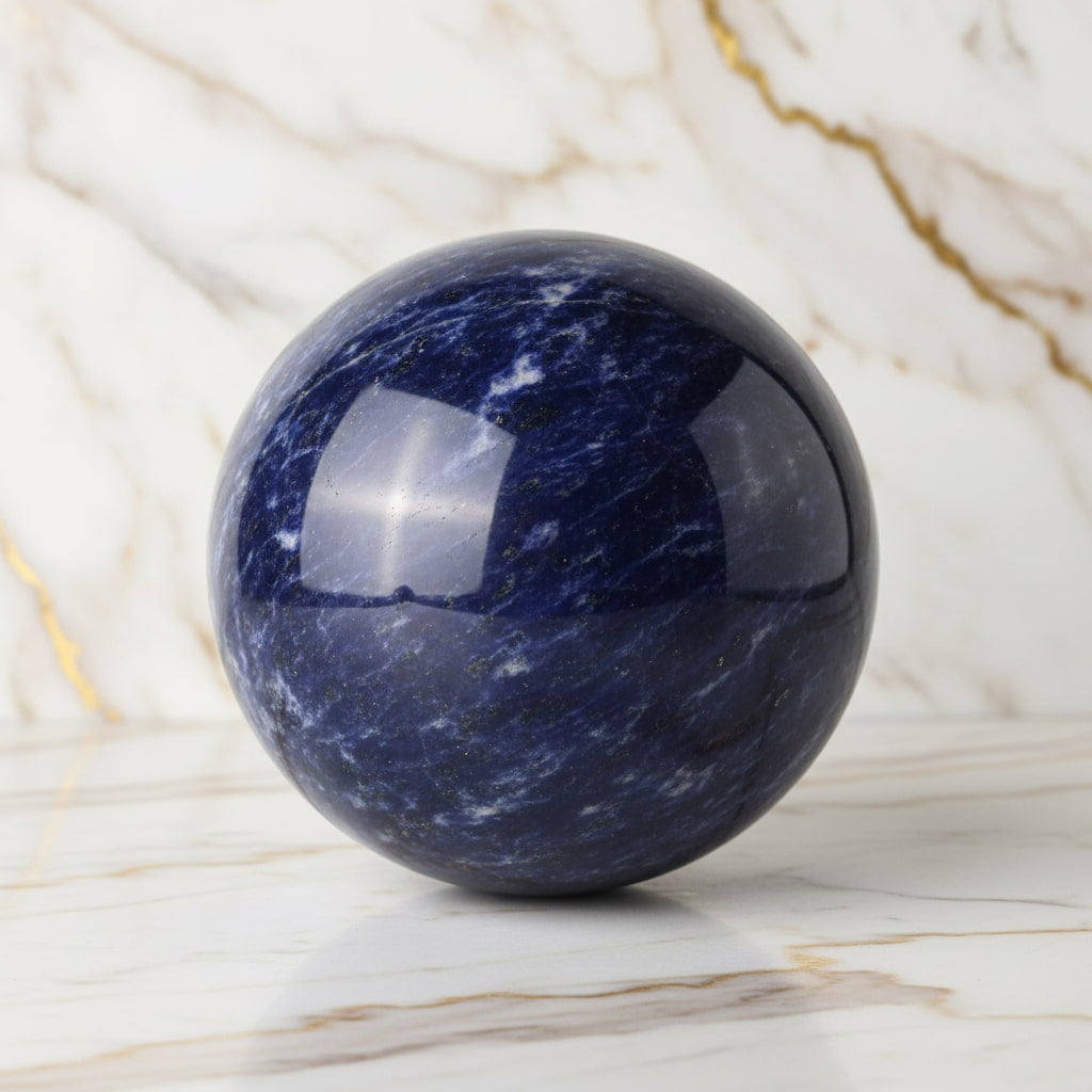 Große Sodalit Kugel – Intuition & innere Ruhe CrystalScents