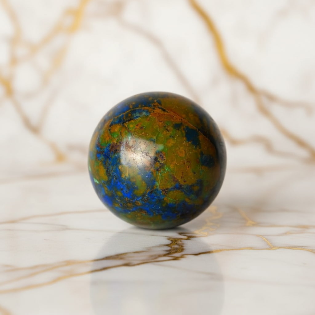 Phönix Lapislazuli Kugel – Erneuerung & Stärke CrystalScents