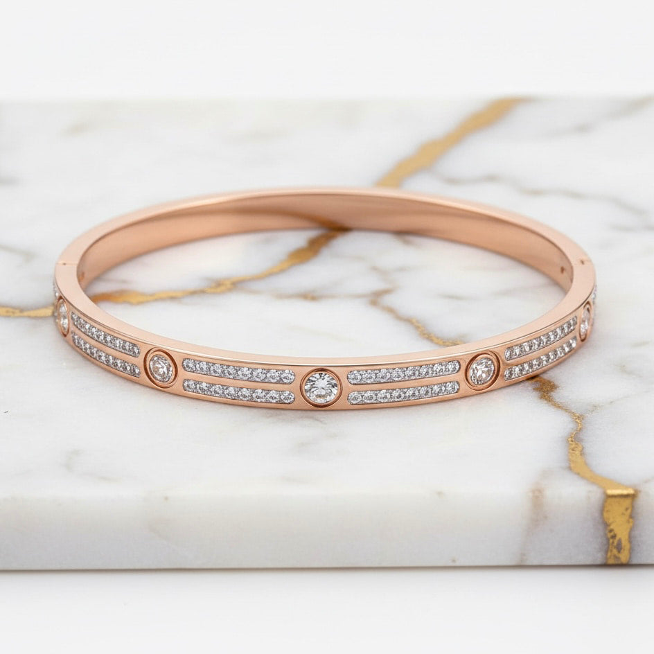 Armband - Roségold mit funkelnden Highlights CrystalScents