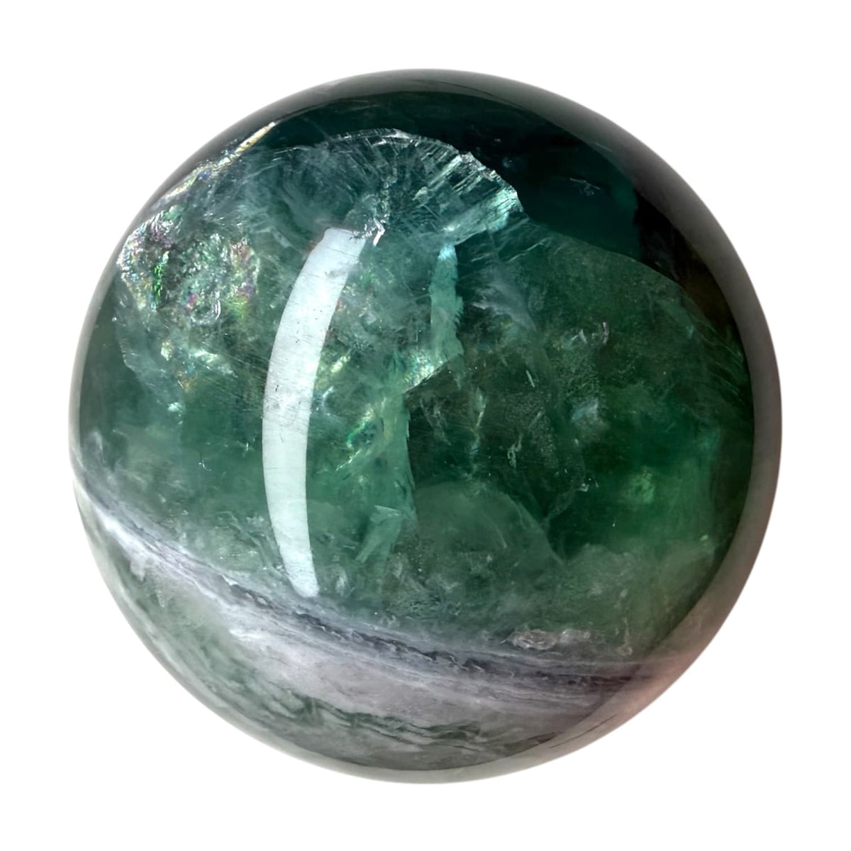 Fluorit Kugel – Magisches Naturwunder CrystalScents