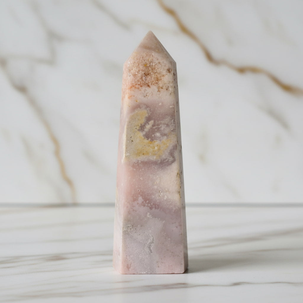 Rosa Amethyst Obelisk – Kristall für Harmonie & Raumenergie CrystalScents