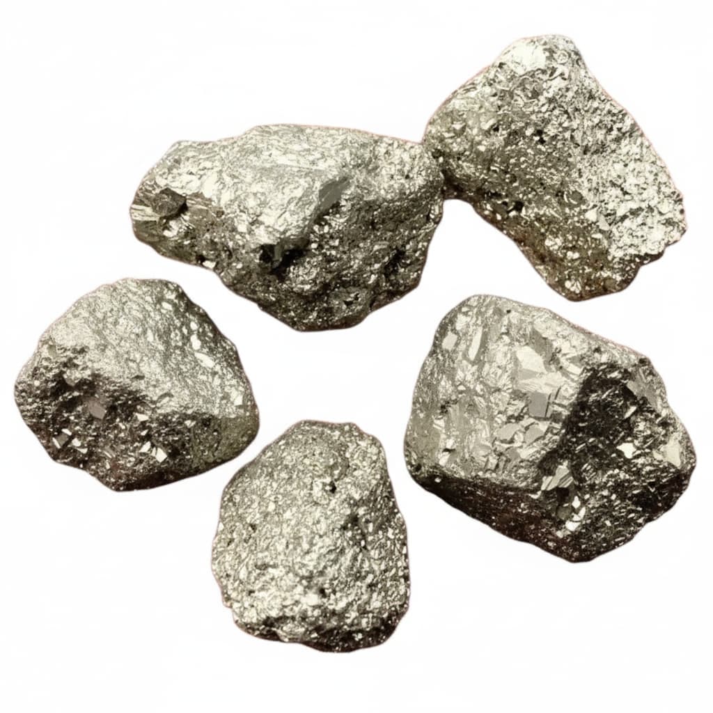 Pyrit Cluster – Glänzendes Naturstück CrystalScents