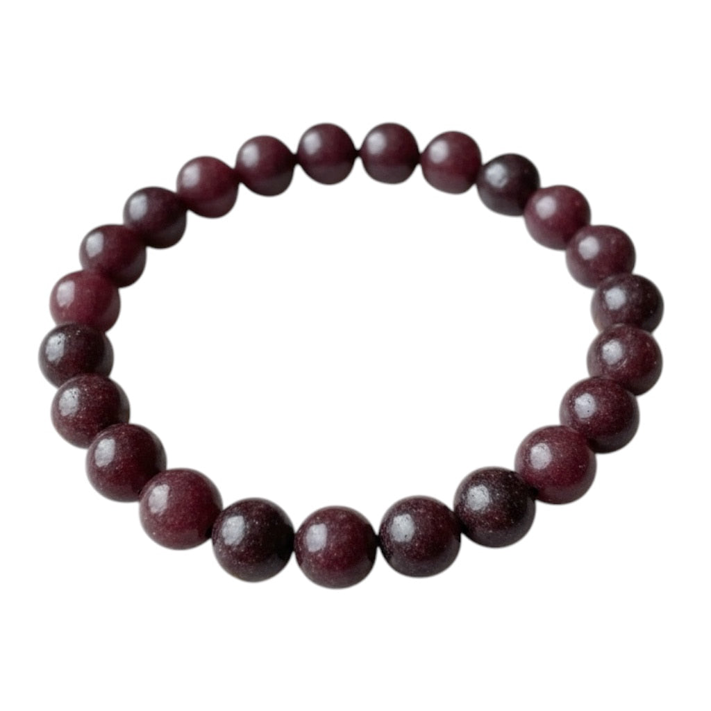 Granat Kugelarmband – Kraft & innere Stärke CrystalScents