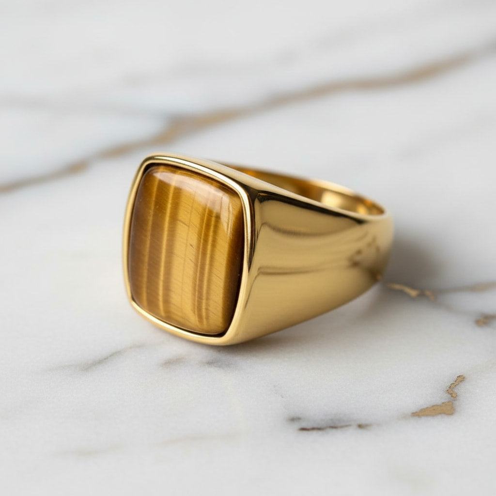 Tigerauge Ring – ausdrucksstarkes Schmuckstück CrystalScents