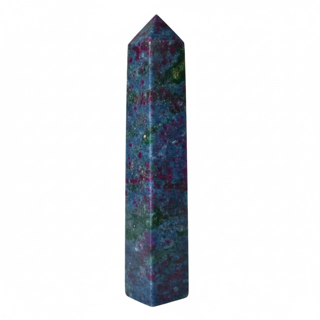 Cyanit Obelisk – Ruhe & geistige Ausrichtung CrystalScents