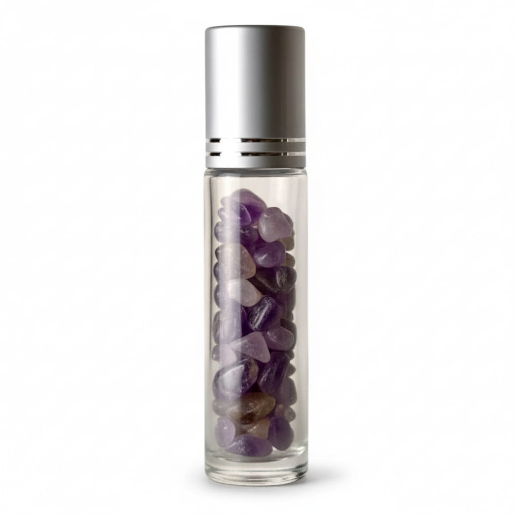 Amethyst Ölroller – Kristall für Achtsamkeit & Wohlbefinden CrystalScents