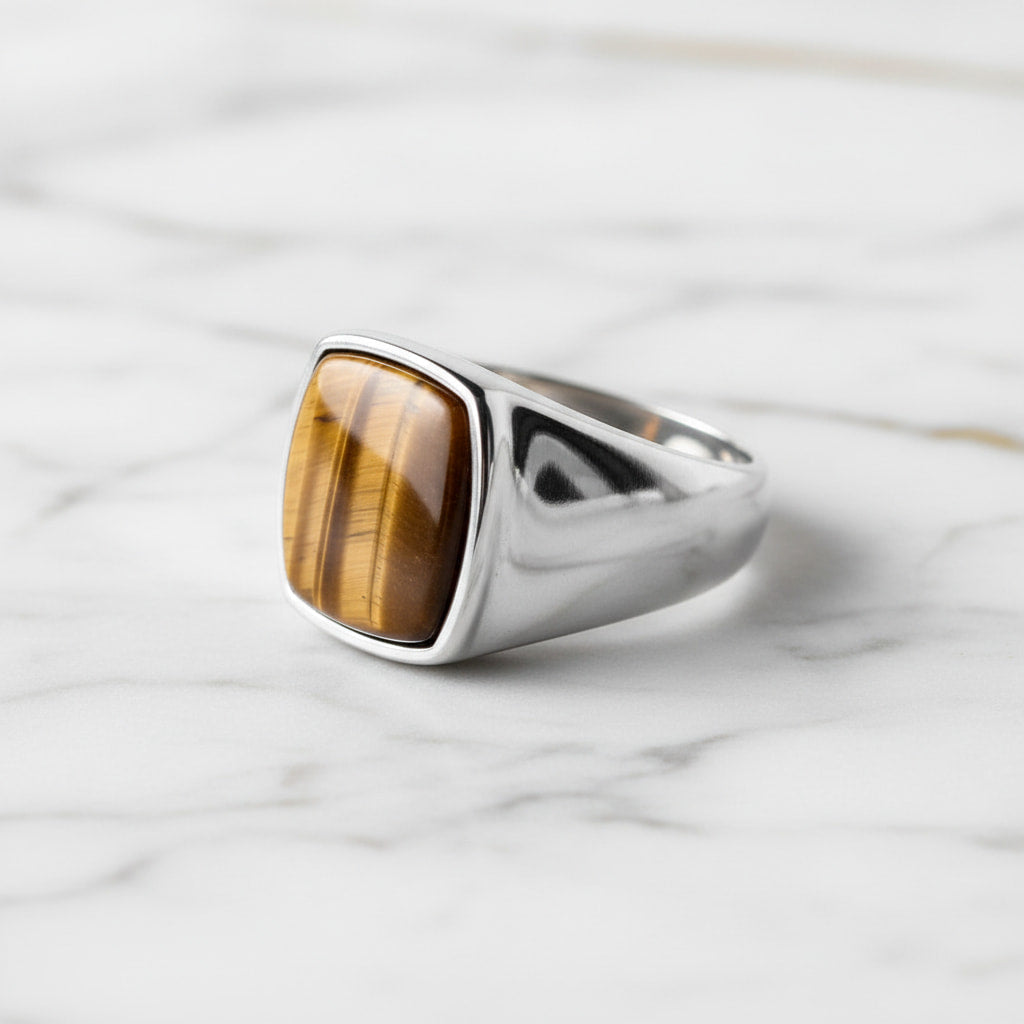 Tigerauge Ring – Ausdrucksstarkes Schmuckstück CrystalScents