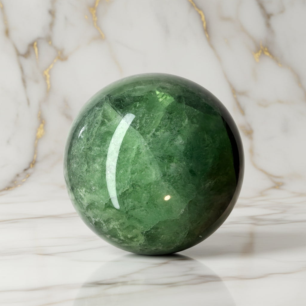 Fluorit Kugel – Balance & Erdung CrystalScents