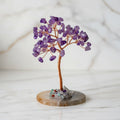 Amethyst Baum auf Achatscheibe – Harmonie & Eleganz CrystalScents