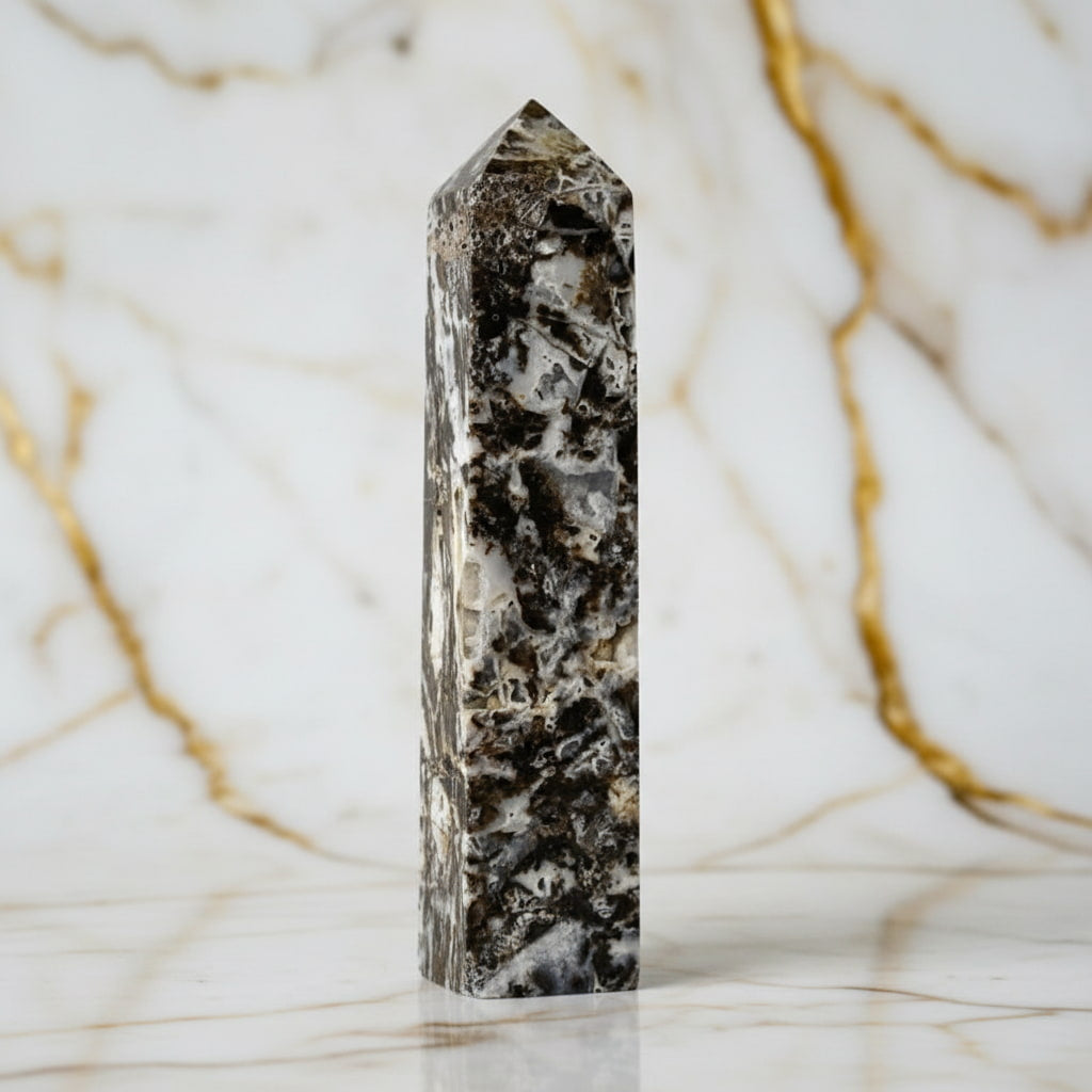 Großer Sphalerit Obelisk – Druzy Kristallhighlight CrystalScents