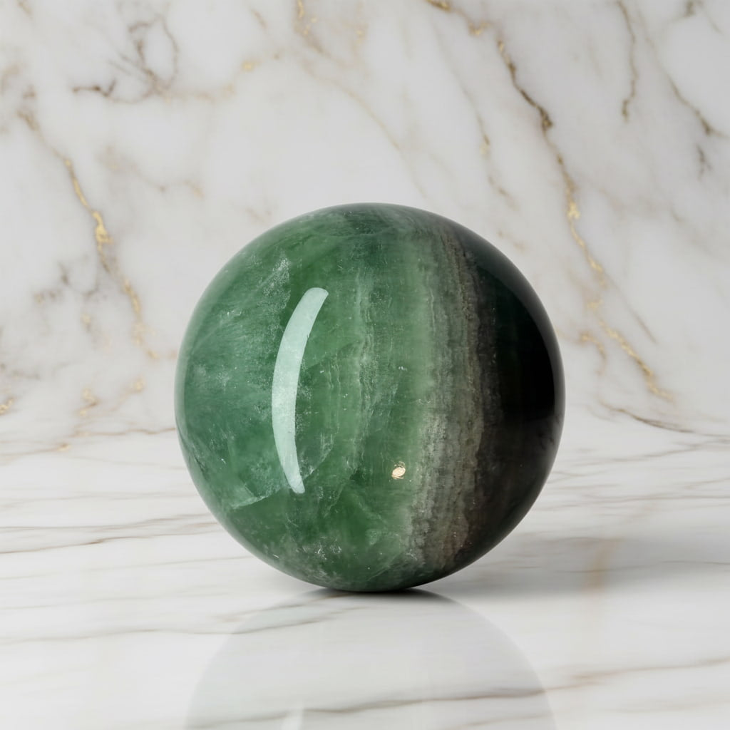 Fluorit Kugel – Balance & Erdung CrystalScents