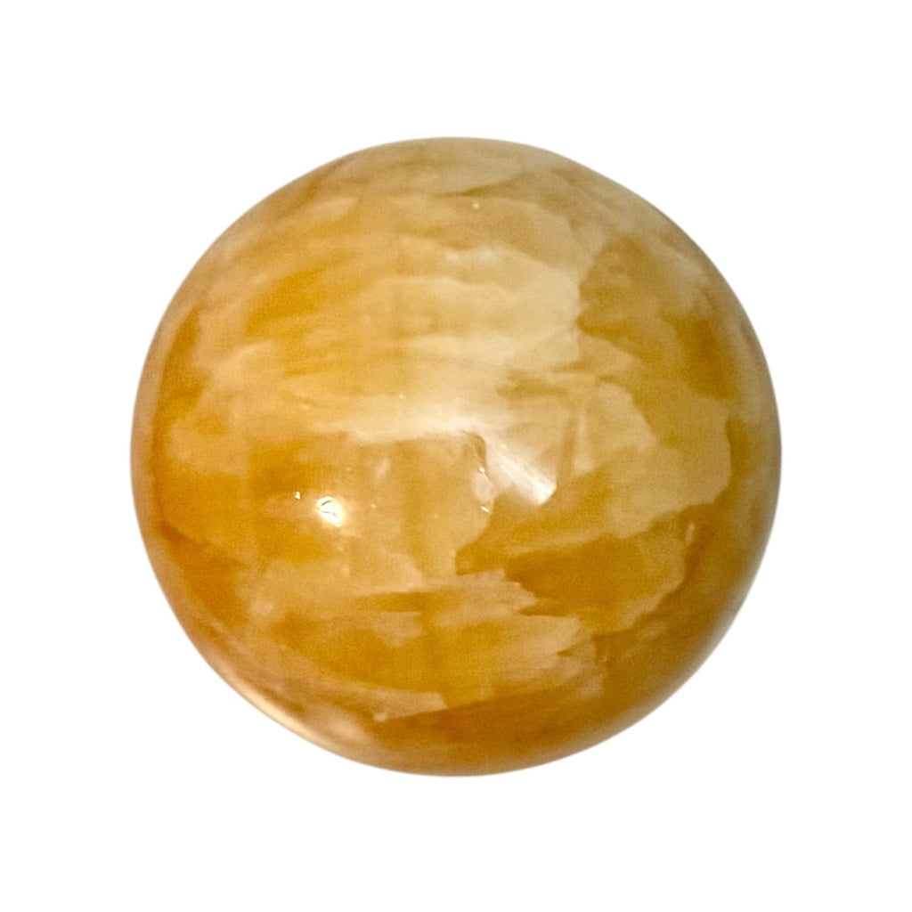 Calcit Kugel - Erdung & Wärme CrystalScents