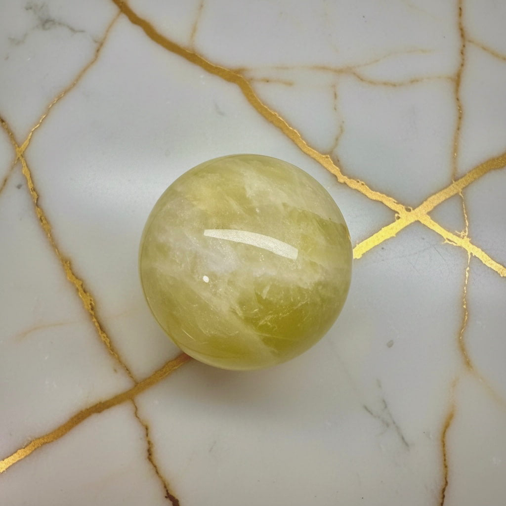 Citrin Kugel - Freude & Erfolg CrystalScents