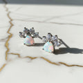 Opal Ohrstecker – Pfoten Design CrystalScents