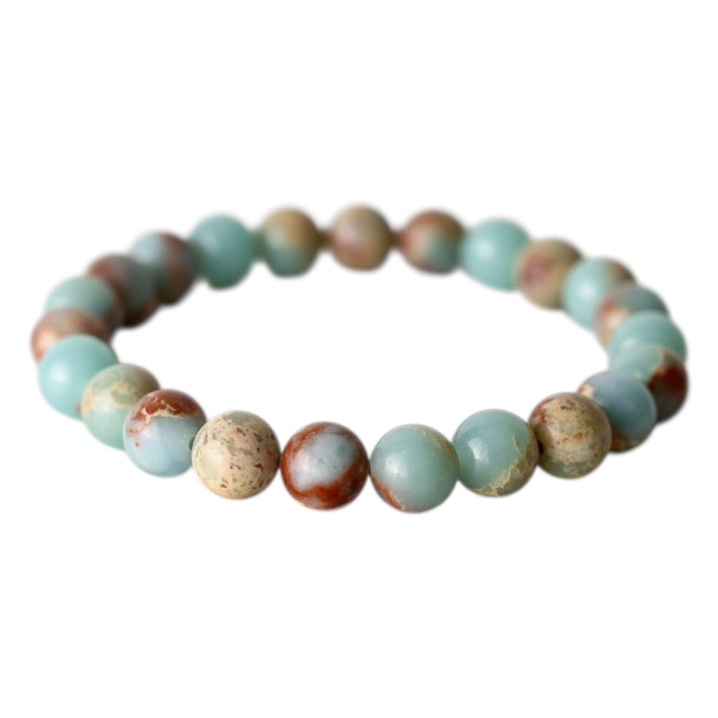 Kaiserstein Kugelarmband – Kraftvolles Naturjuwel für Stabilität CrystalScents