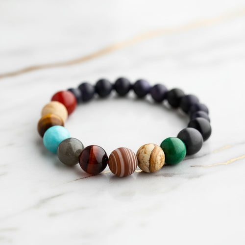 Sonnensystem Kugelarmband - Natur & Astrologie vereint CrystalScents