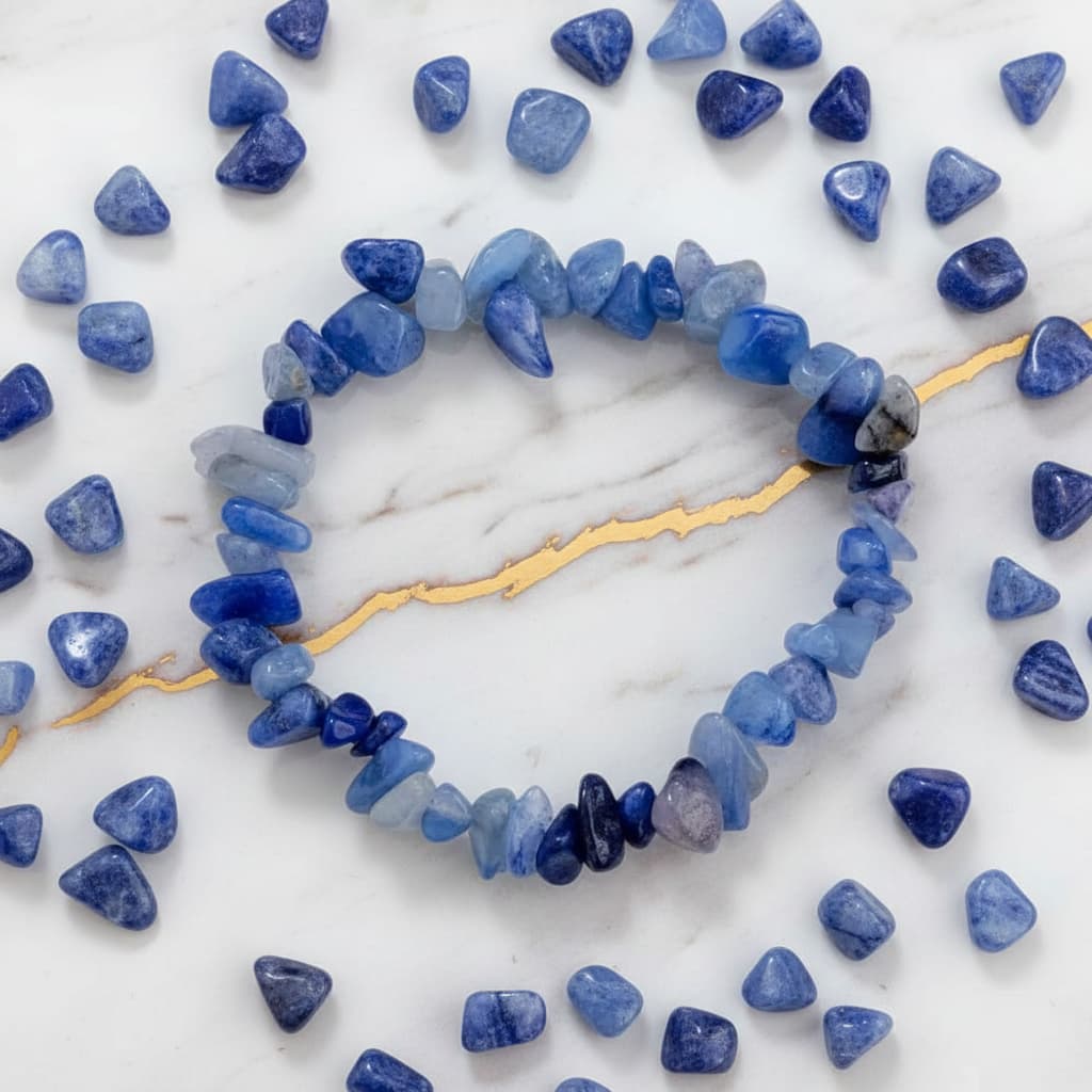 Sodalit Splitterarmband – Fokus & innere Ruhe CrystalScents