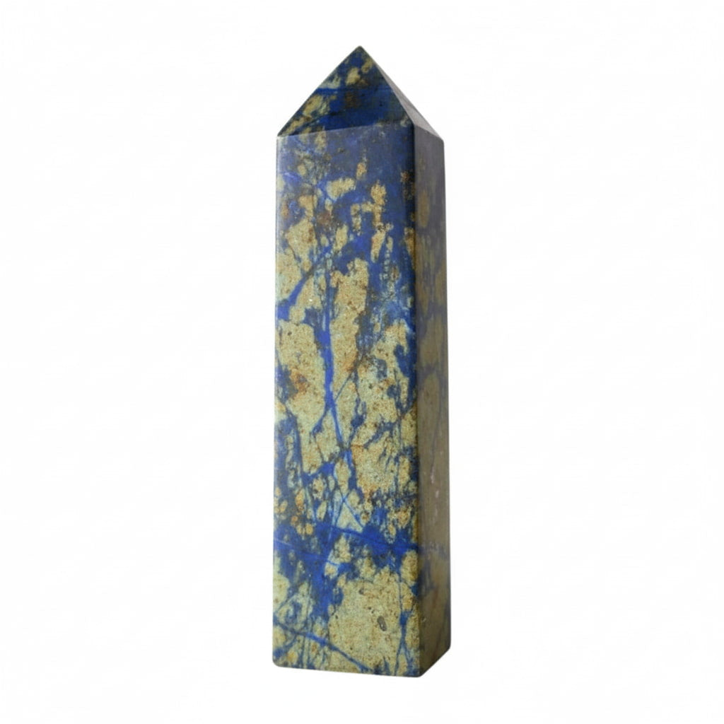 Phönix Lapislazuli Obelisk – Dekoratives Schmuckstück CrystalScents