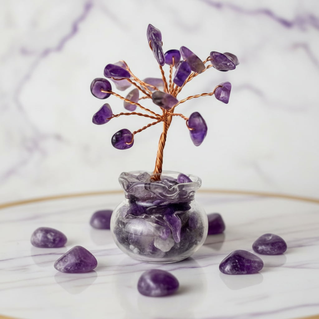 Mini Amethyst Baum – Harmonie & Balance CrystalScents