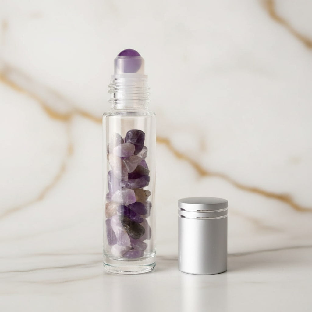 Amethyst Ölroller – Kristall für Achtsamkeit & Wohlbefinden CrystalScents