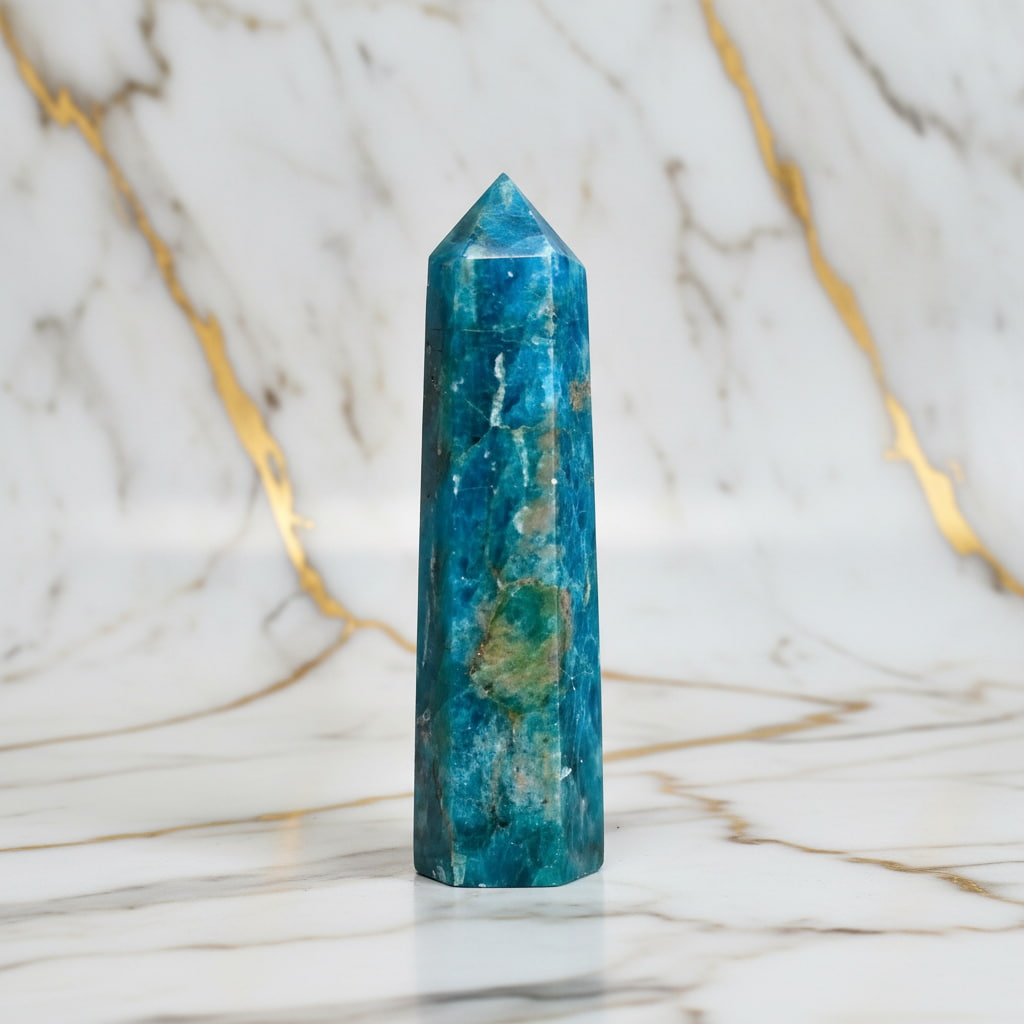 Apatit Obelisk – Stilvolles Kristallobjekt CrystalScents