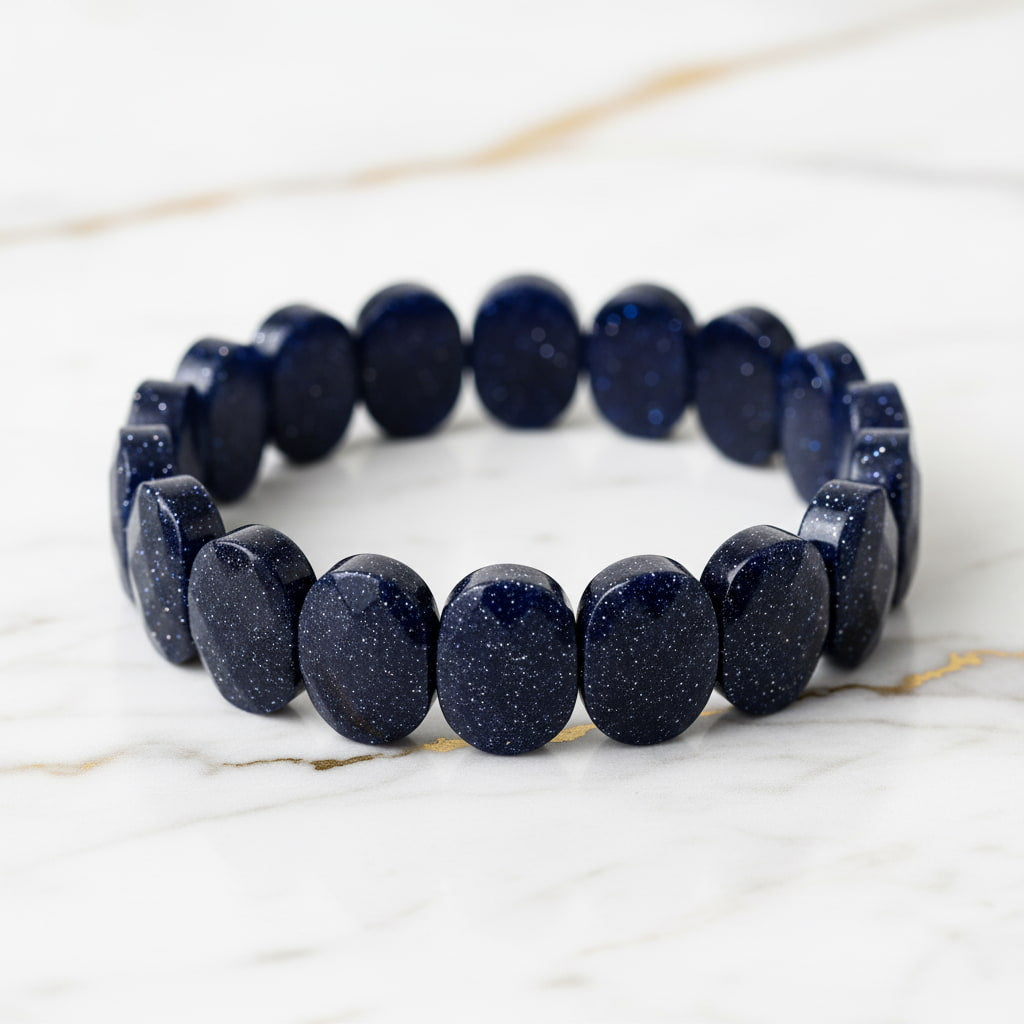 Blaufluss Armband – Facettiertes Funkeln CrystalScents