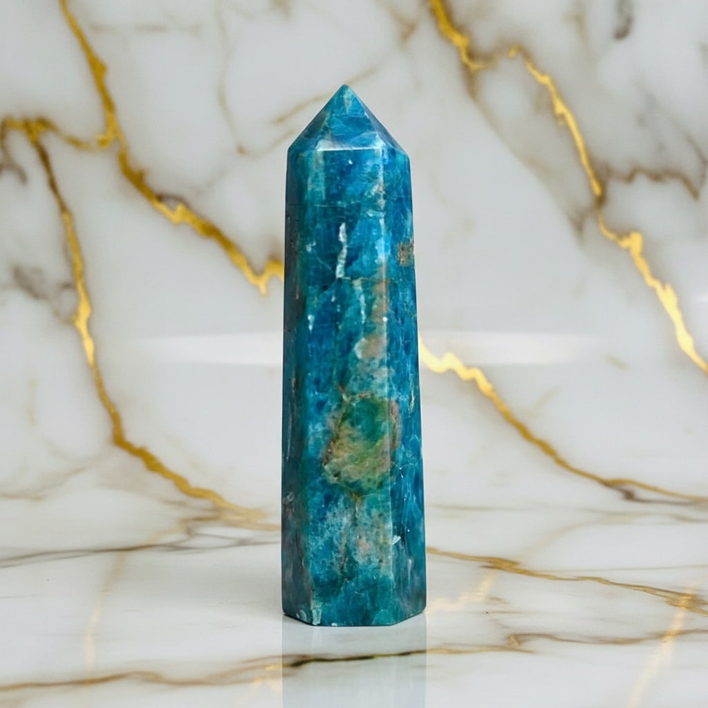 Apatit Obelisk – Stilvolles Kristallobjekt CrystalScents
