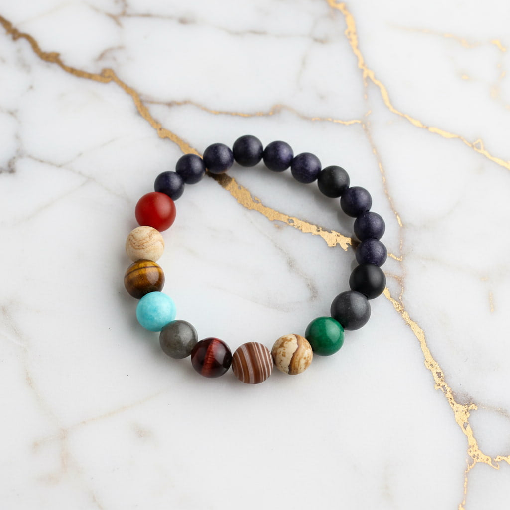 Sonnensystem Kugelarmband - Natur & Astrologie vereint CrystalScents