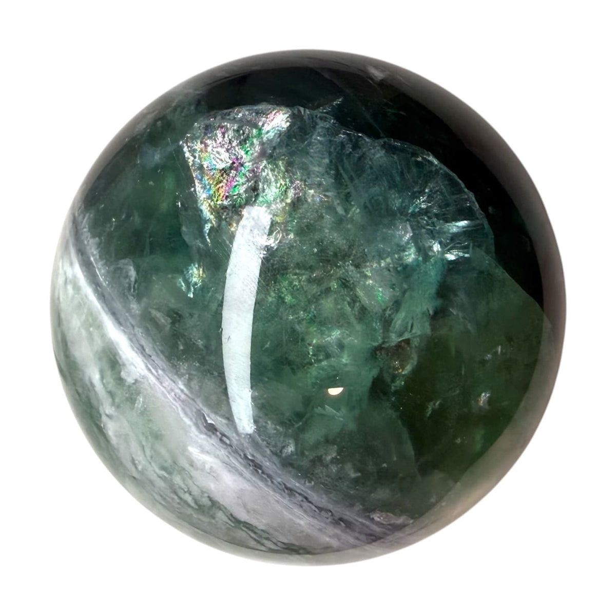 Fluorit Kugel – Magisches Naturwunder CrystalScents
