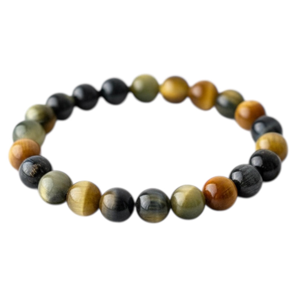 Tigerauge Kugelarmband - Energie & Schutz CrystalScents