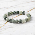 Grüner Jaspis Kugelarmband - Erdung & Kraft CrystalScents