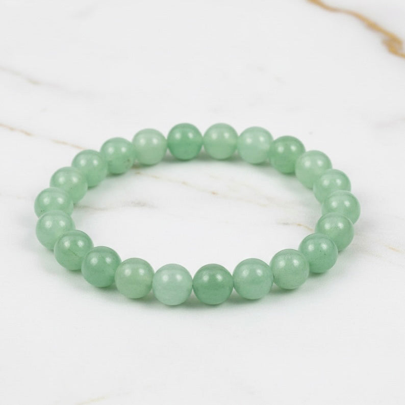 Aventurin Kugelarmband - Sanftes Glück CrystalScents