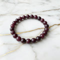 Granat Kugelarmband – Kraft & innere Stärke CrystalScents