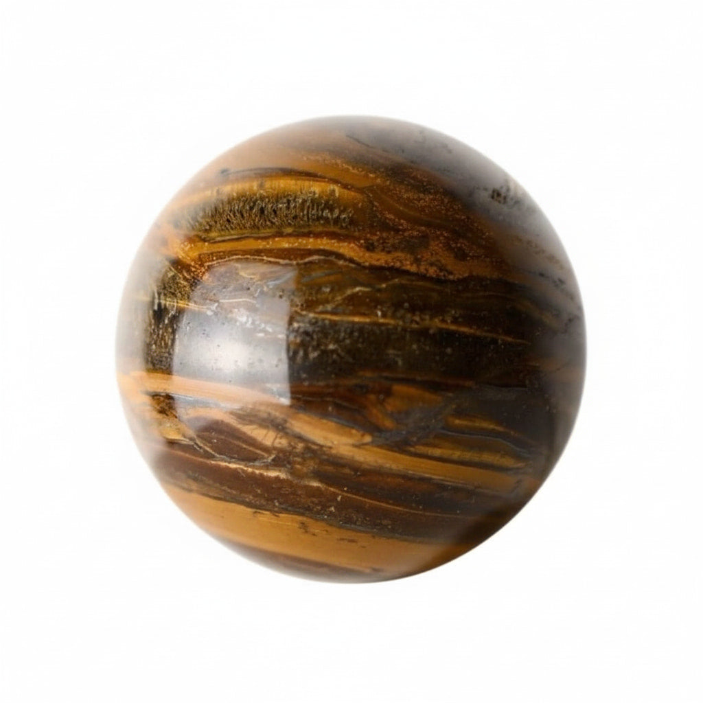 Tigerauge Kugel – Warm schimmerndes Naturjuwel CrystalScents