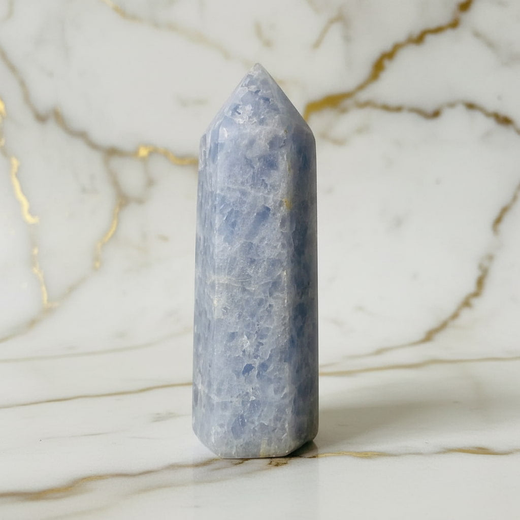 Celestit Obelisk – Ruhe & Gelassenheit CrystalScents