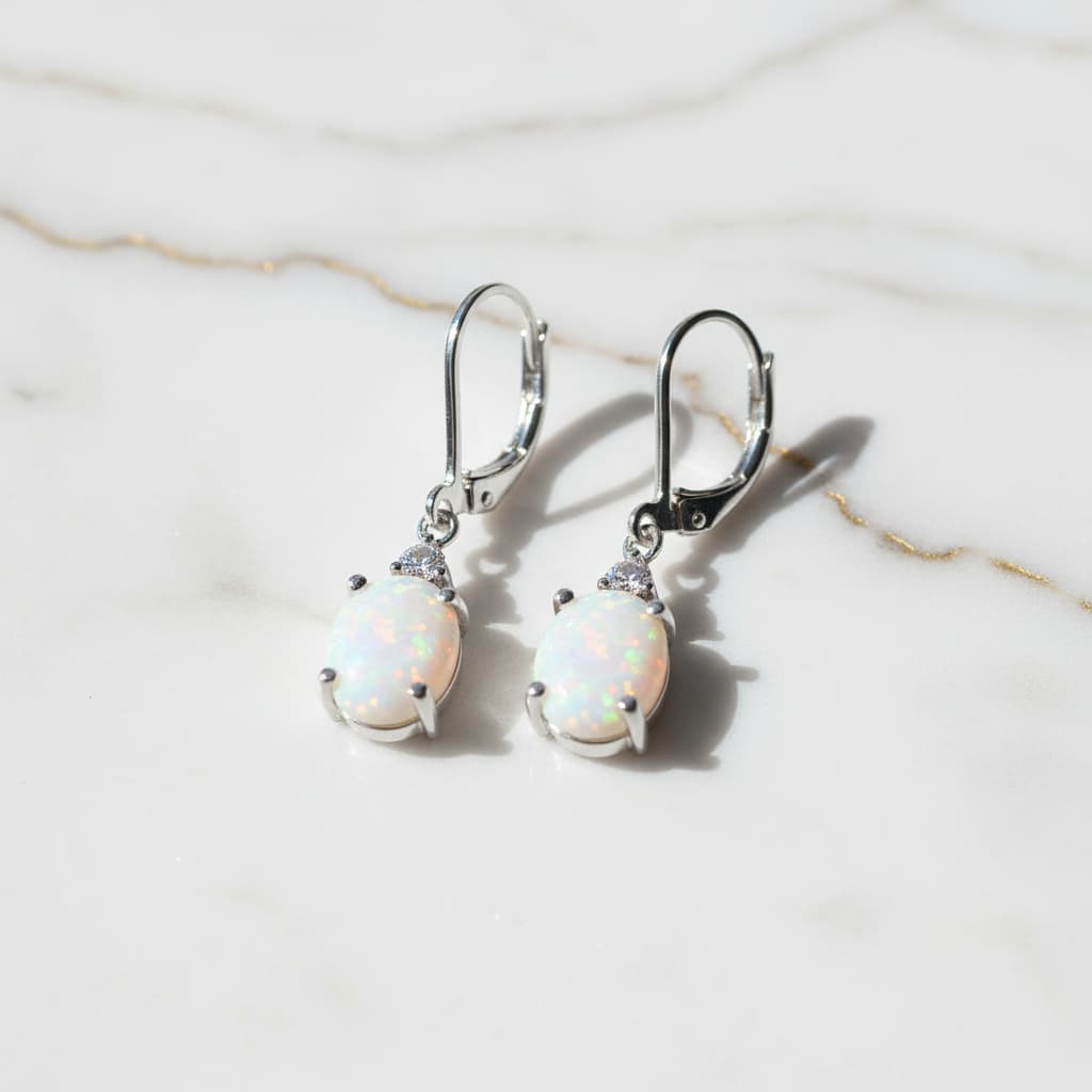 Opal Ohrringe Silber – Magie & Ausstrahlung CrystalScents