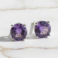 Amethyst Ohrringe - Funkeln & Strahlen CrystalScents