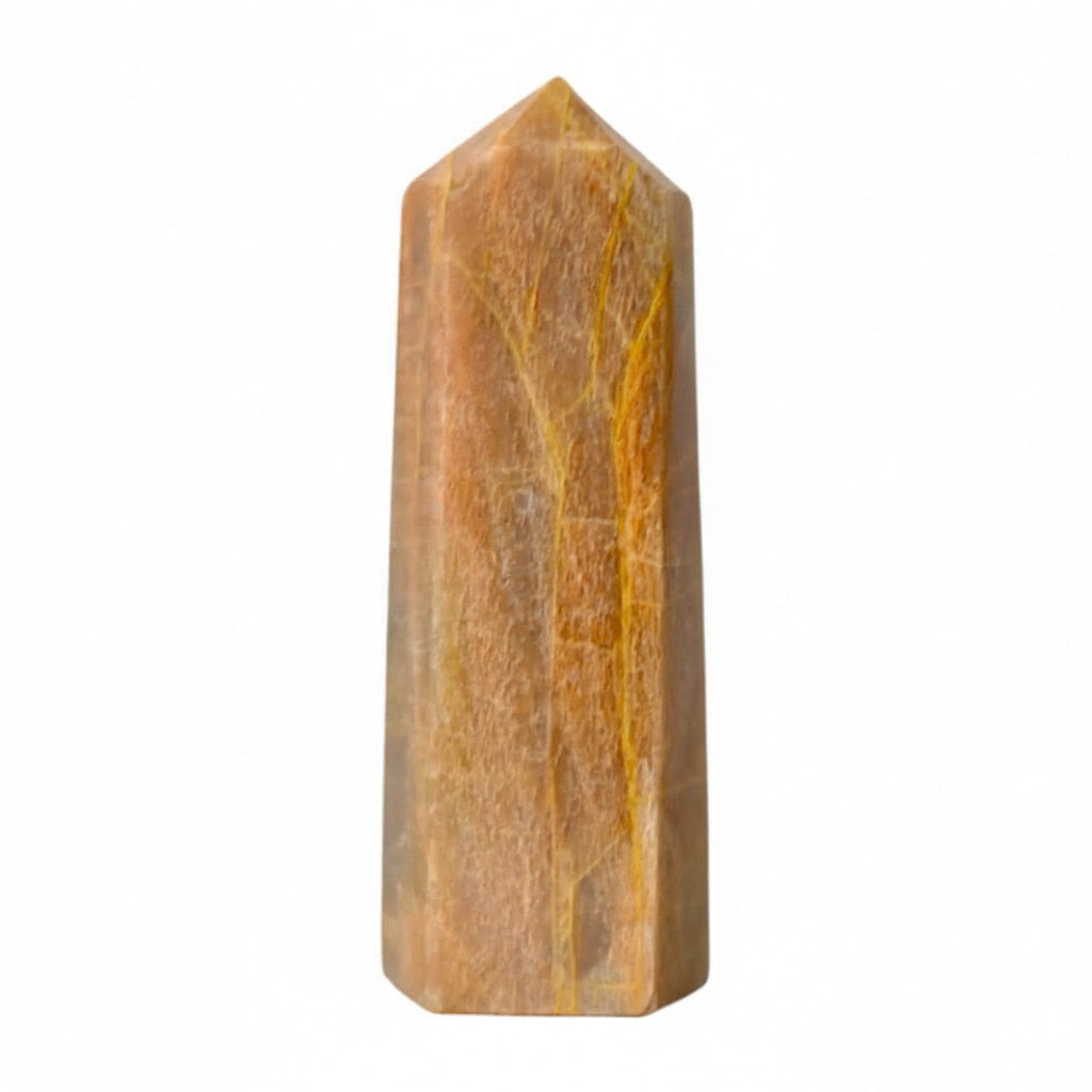 Mondstein Obelisk – Wärme & Kraft CrystalScents