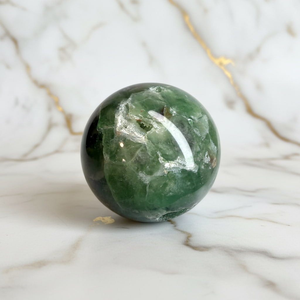 Fluorit Kugel – Farbe & Lebendigkeit CrystalScents