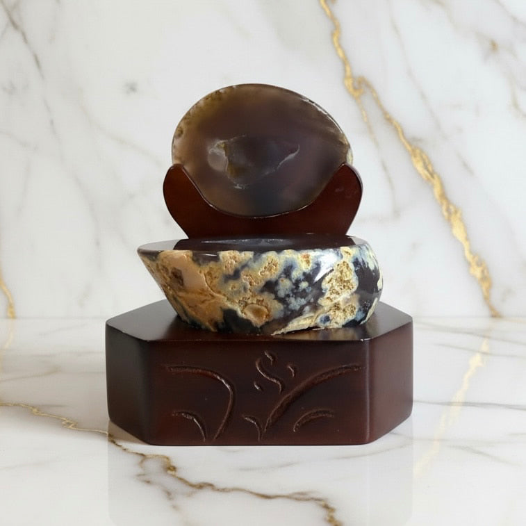 Achat Truhe - Schatz der Natur CrystalScents
