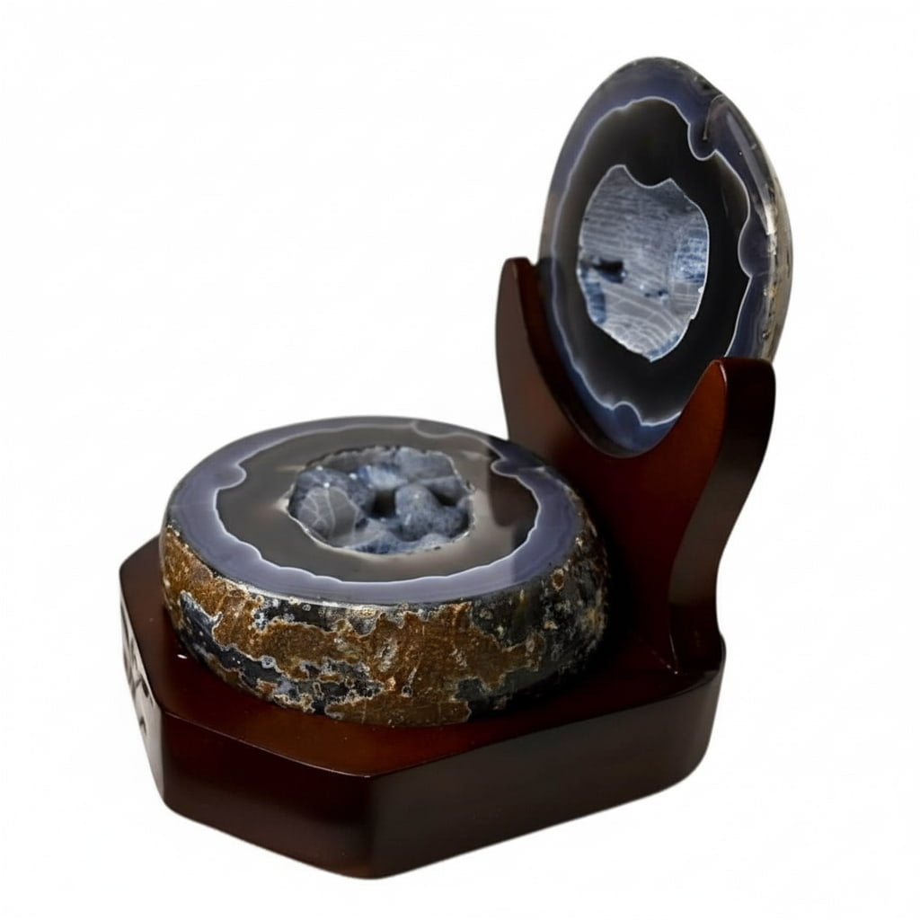 Achat Truhe auf dekorativer Basis CrystalScents