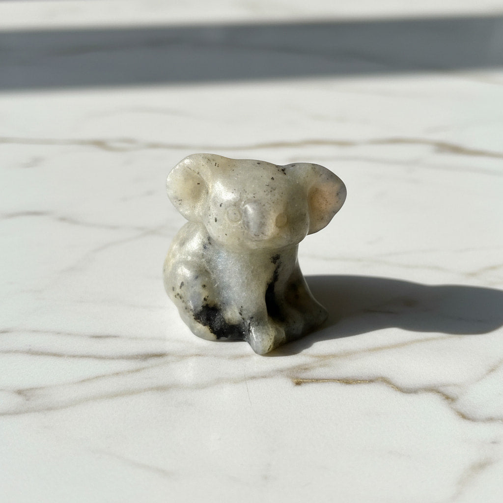 Labradorit Koala - Farbspiel & Freude CrystalScents